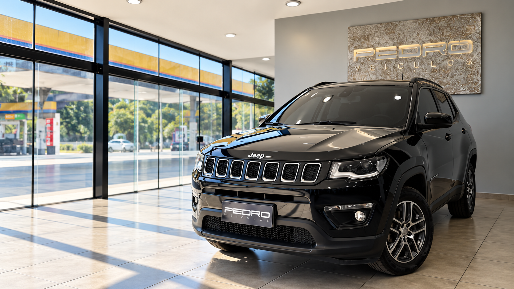 Jeep Compass Sport no showroom Pedro Veículos